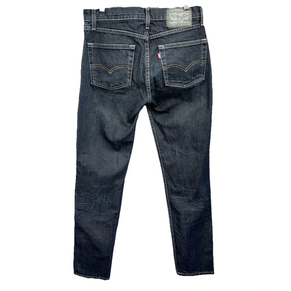 Levi's 511 Jeans Men's 30x32 Dark Wash Blue Slim Fit Denim Stretch Pants